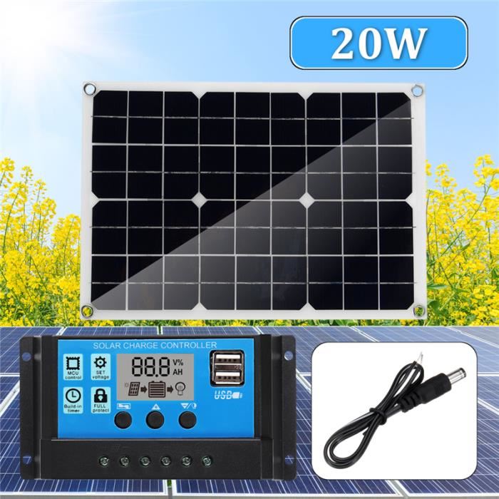 Temps de charge panneau solaire