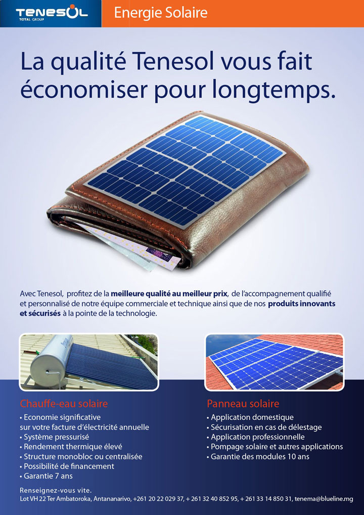 Prix panneau solaire à madagascar