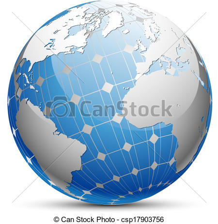 Planete solaire panneau