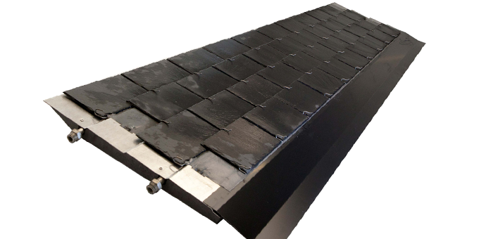 Panneau solaire thermique en ardoise naturelle