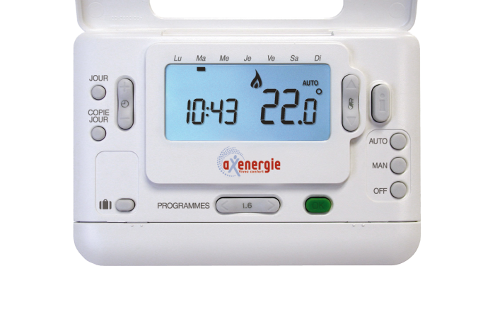 Thermostat d'ambiance sans fil pour pompe a chaleur