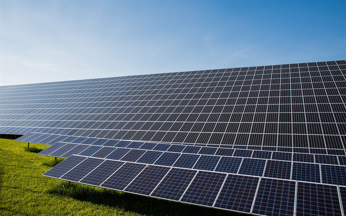Fond d'ecran panneau solaire