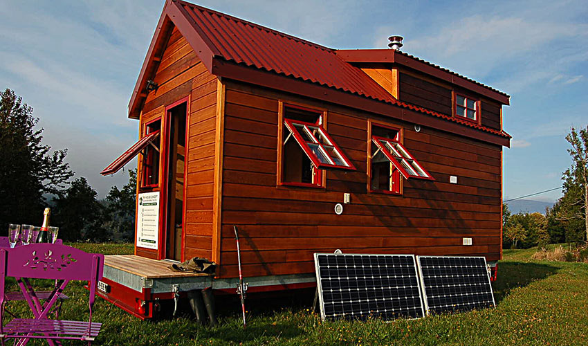 Tiny house panneau solaire