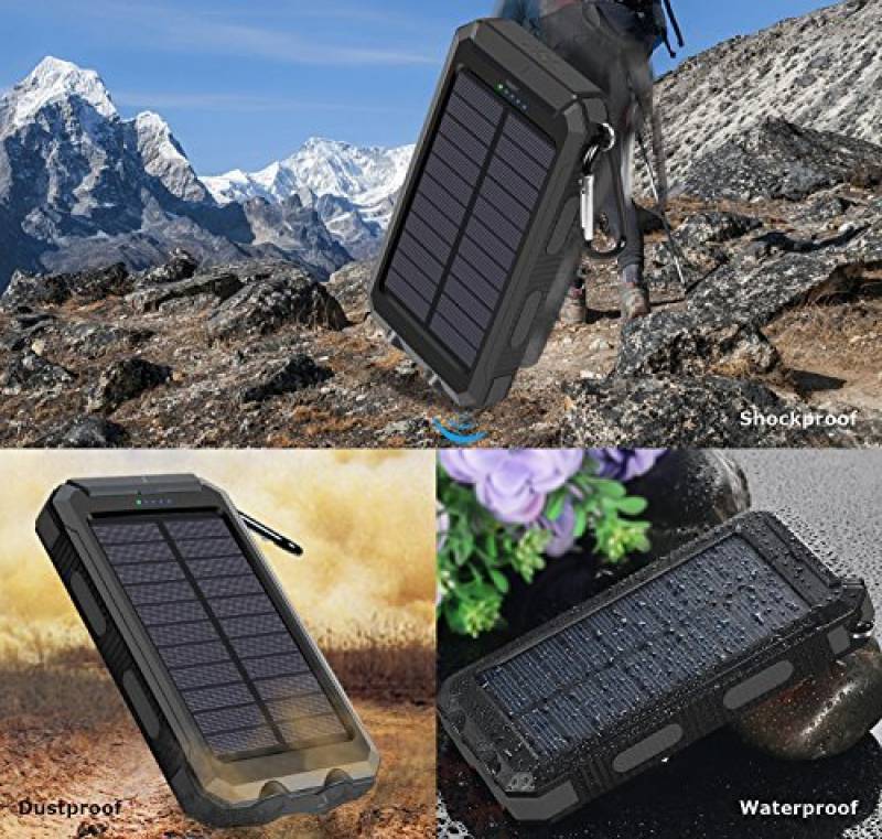 Top panneau solaire de randonnée