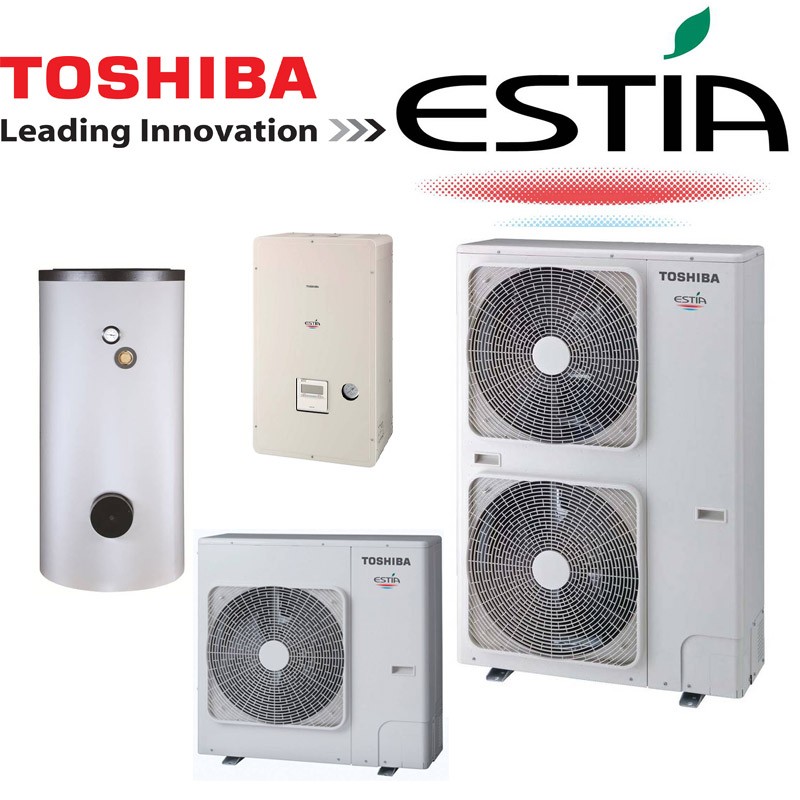 Pompe a chaleur toshiba air eau