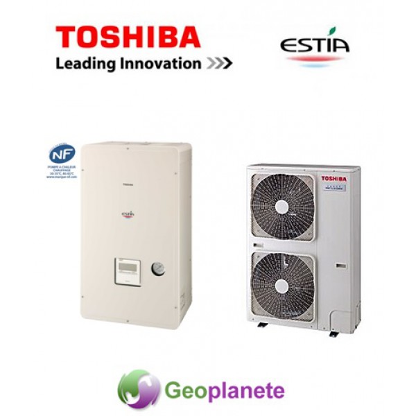 Pompe à chaleur air eau toshiba