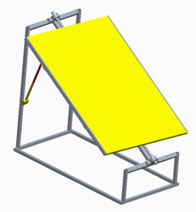 Panneau solaire asservi