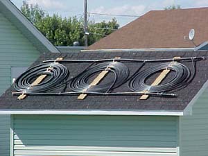Panneau solaire artisanal piscine