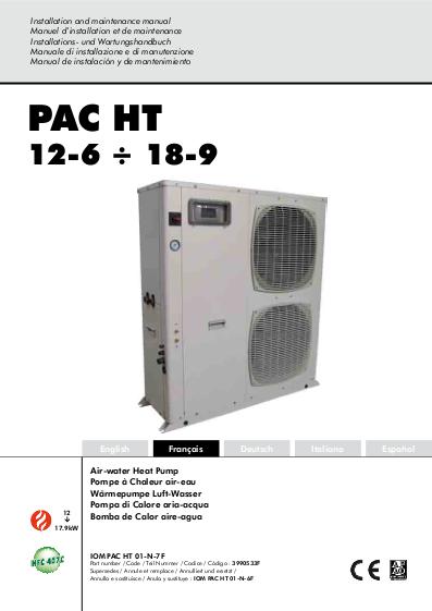Pompe a chaleur airwell pac+10