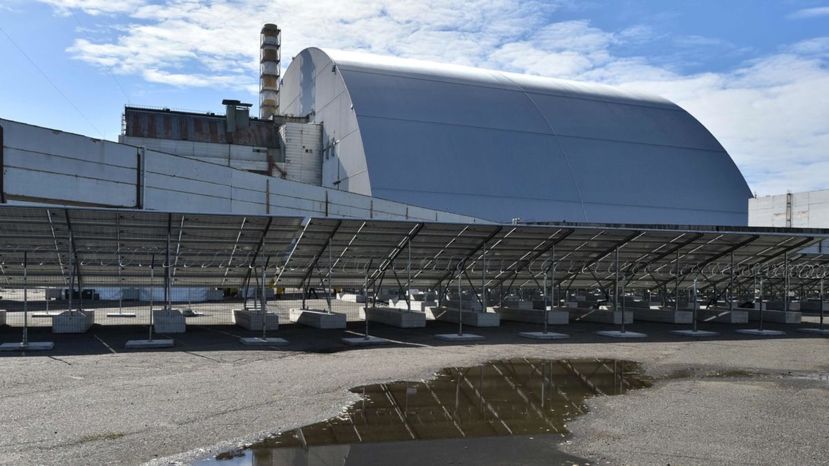 Tchernobyl panneau solaire