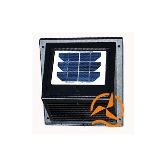 Panneau solaire avec ventilateur