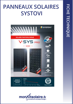 Panneau solaire systovi 300wc