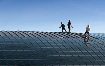 Panneau solaire spacial