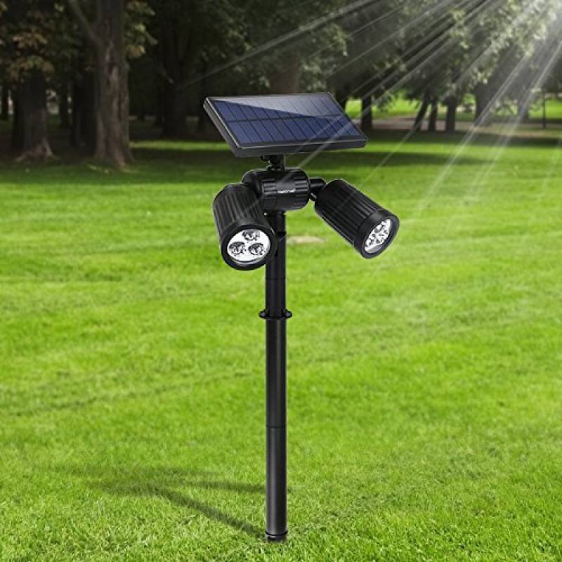 Lampe panneau solaire jardin