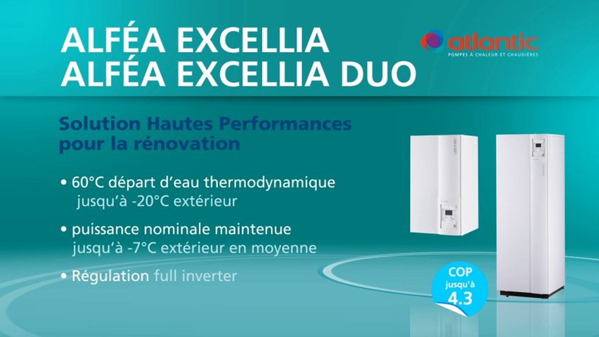Pompe a chaleur excellia duo