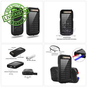 Hiluckey chargeur solaire 3 panneau 10000mah poids