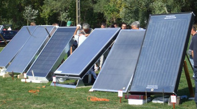Panneau solaire air systeme