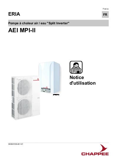 Pompe a chaleur air eau chappee